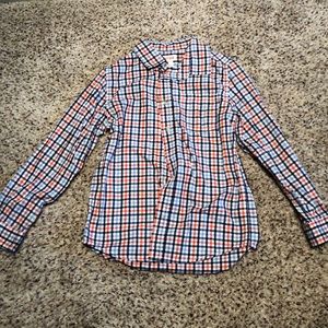 boys medium button down cat & jack shirt